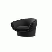 Fauteuil lounge LUNA - Noir