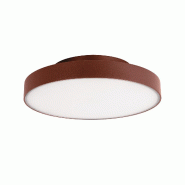 Gea Luce Plafonnier Rond Gpl352 En Aluminium Marron - 24W Led Cct Sélectionnable 3000K/4000K Ip65 - Gealuce Pour L'Extérieur - marron GPL352