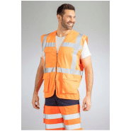 Gilets multi-poches Visio haute visibilité classe 2 - GLTMPHVVSOG-DM02_0