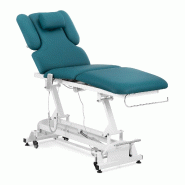Helloshop26 - Table de massage 3 moteurs 250 kg turquoise 14_0007754 - métal 3001329299783