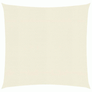 Helloshop26 - Voile toile d'ombrage parasol 160 g/m² crème 3 x 3 m PEHD 02_0009080 - 3000485747763