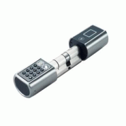 HT-K2301CBL - Serrure Bluetooth en nickel satiné, compatible avec portes intérieures, portes de sécurité et portes en verre