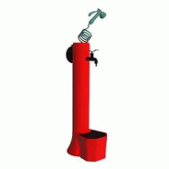 Sined Fontaine de jardin Red Fountain PRO Modèle Triton-pro. Double arrivée d'eau, panier à la base et tuyau de 7,5 m de long. Pour l'arrosage du j Sined Fontaine de jardin Red Fountain PRO Modèle Triton-pro. Double arrivée d'eau, panier à la base et tuyau de 7,5 m de long. Pour l'arrosage du j