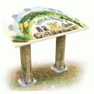 Table d'orientation bois CAMARGUE