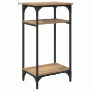 VidaXL Table d'appoint avec étagère Chêne artisanal 40 x 30 x 75 cm Modèle Aero Vision Élite - 881175
