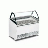 Vitrine congélateur de crème glacée blanc - 1340x814x1354 mm - PBERMUDA VIEW RV10 Vitrine congélateur de crème glacée blanc - 1340x814x1354 mm - PBERMUDA VIEW RV10