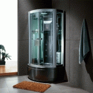 Cabine de douche hammam saona black Cabine de douche hammam saona black