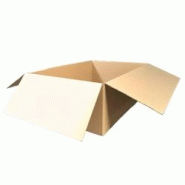 Caisse carton américaine 1200 x 800 x 400 mm - marron en carton CBS1284-M Caisse carton américaine 1200 x 800 x 400 mm - marron en carton CBS1284-M