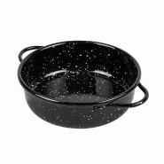 Casserole émaillée noire Ø12cm par 6