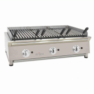 Grill pierre de lave à gaz avec grille en acier 100 cm| Arilex - 100VASN