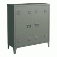 Helloshop26 - Casier de bureau armoire meuble de rangement pour bureau atelier chambre acier de bureau métallique à 2 portes 90 x 80 03_0006338 - 30 Helloshop26 - Casier de bureau armoire meuble de rangement pour bureau atelier chambre acier de bureau métallique à 2 portes 90 x 80 03_0006338 - 30