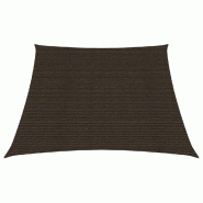 Helloshop26 - Voile toile d'ombrage parasol 160 g/m² PEHD 4/5 x 3 m marron 02_0009163 - marron 3000490182726