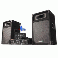 Ibiza Sound Pack sono complet ibiza  DJ300  480W + table de mixage + 2  HP + micro+ clé USB 32gigas - 3666638042408