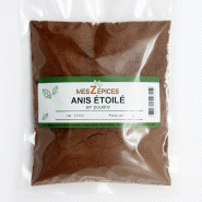 MesZépices Anis étoilé (ou badiane) en poudre - Sachet de 100 g - 3662310403154