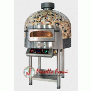 Morello forni - four rotatif électrique 6 pizzas finition coupole mosaïque Morello forni - four rotatif électrique 6 pizzas finition coupole mosaïque