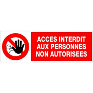 Panneaux rigides 450x150 mm interdictions dangers - PNGPSC-NV13/IPNA_0