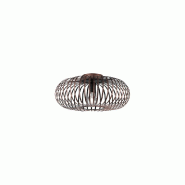 Plafonnier métal cuivre ancien 1xE27 max 60W - Trio - Johann - cuivre métal 4017807356823