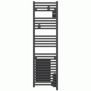 Radiateur sèche-serviettes connecté Doris étroit 500W Anthracite - Atlantic - 851275_0
