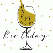 Serviettes, 3 plis pliage ¼ 33 x 33 cm blanc "Happy Birthday" (360 unités) PAPSTAR - blanc papier 89310