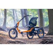 Vélo handicap tricycle individuel avec limiteur de braquage et antivol - Easy Rider