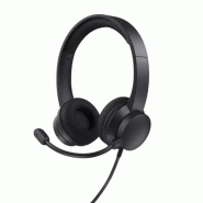 Trust HS-260 Casque Avec fil Minerve Bureau/Centre d'appels USB Type-A Noir_0