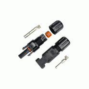 Alcapower Paire De Connecteurs Mc4 Mâle Et Femelle Pour Systèmes Photovoltaïques, Tension 1000 V Cc, Courant Maximal 30 A, Indice De Protection Ip6