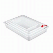 Bac présentation 5L blanc - 435 x 285 x 75 mm