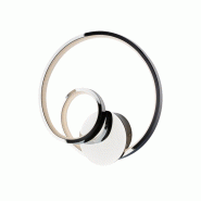 BeLight Malena Applique En Métal Et Aluminium Chromé Poli Avec Led Intégrée L.26 P.8 Bl247-Acr - argenté 8057724581218