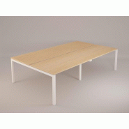 Bureau bench 4 personnes Oracle en bois Bureau bench 4 personnes Oracle en bois