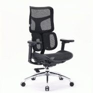 Chaise de bureau / chaise pivotante S100-M301 maille noir Sihoo - noir polyester 618303