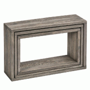 Cubes Héritage 29x19x50+ 34x19x55 + 39x19x60cm - set de 3 - Epaisseur Bois 18mm