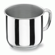 Lacor - 40716 - Casserole cylindrique Vitrocor 16cm en acier inoxydable - inox 40716