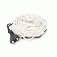 Perel Cordon chauffant antigel pour tuyauterie, usage intérieur et extérieur, IP68, 24 m - 120-1