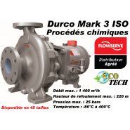 Pompe centrifuge flowserve mark 3 iso pour procédés chimiques