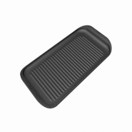 RISOLI' oven grill a four fondte d'alu haute epaisseur  cm 36X18 - noir aluminium 000114/36TP0