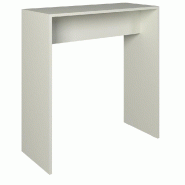 Table pont Vertigo blanc mat 94x40x100cm