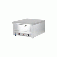 Tiroir inox chauffant 1 x GN 1/1 (P)100 mm, 750 W, 220 V - MONO