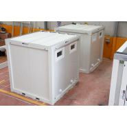 Bungalow vestiaire avec douche NEUF LC.A3003 - 3x2,40m (7,20m²) - isolé en polyuréthane 50mm