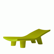 Chaise longue design LOW LITA - vert citron