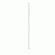 Extension pour Montant Round - H106cm - blanc mat