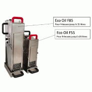 Filtration des huiles de friture - Système performant pour friteuses jusqu'à 35 litres - Modèles F55 et F85 Filtration des huiles de friture - Système performant pour friteuses jusqu'à 35 litres - Modèles F55 et F85