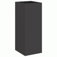 Helloshop26 - Jardinière bac lit surélevé plantes fleurs terrasse jardin 32 x 29 x 75 cm acier noir 02_0037503 - 3000217853700 Helloshop26 - Jardinière bac lit surélevé plantes fleurs terrasse jardin 32 x 29 x 75 cm acier noir 02_0037503 - 3000217853700