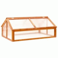 Helloshop26 - Serre tente abri plante fleur légumes 114 x 80 x 50 cm bois de sapin marron 02_0044439 - 3000220287257 Helloshop26 - Serre tente abri plante fleur légumes 114 x 80 x 50 cm bois de sapin marron 02_0044439 - 3000220287257
