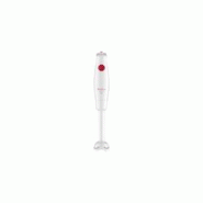 Mixeur Plongeant  350 W Blanc/rouge Réservoir 800ml 2 Lames Zelkrom Poignée Ergonomique Usage Non Intensif Moulinex - blanc 3665476901427 Mixeur Plongeant  350 W Blanc/rouge Réservoir 800ml 2 Lames Zelkrom Poignée Ergonomique Usage Non Intensif Moulinex - blanc 3665476901427