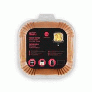 Moules Cuisson Papier Carrés X150 Gurupa Square 20150 The Kitchen Guru - 3662738045882 Moules Cuisson Papier Carrés X150 Gurupa Square 20150 The Kitchen Guru - 3662738045882