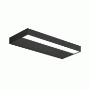 ROSSINI ILLUMINAZIONE Betty - Applique Led 36,5W Double Emission 28Cm Noir, Lumière Diffuse Cri90, Interrupteur Cct 2700K/3000K/4000K, Ip20, Dimmable