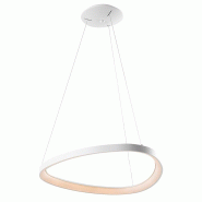 ROSSINI ILLUMINAZIONE Lotus Led Suspension 48W 3000K Blanc - Plafonnier Asymétrique Moderne Ip20 Cri80 Dimmable - Groupe Rossini - blanc LOU002B