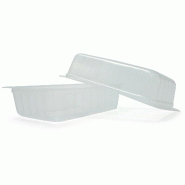 Barquettes TM-PP en polypropylène pour thermoscelleuse 260 x 190 x 25 mm d'une capacité de 0,93 litre et par paquet de 350 unités | Sammic - transp