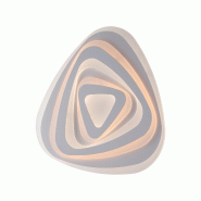 BeLight Sasha Plafonnier En Métal Blanc Et Acrylique Avec Led Intégrée En Deux Températures De Couleur H.5 D.52 Bl283-Pbc - blanc 8057724581331