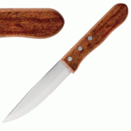 Couteaux à steak Jumbo manche bois de rose | Olympia - GG819